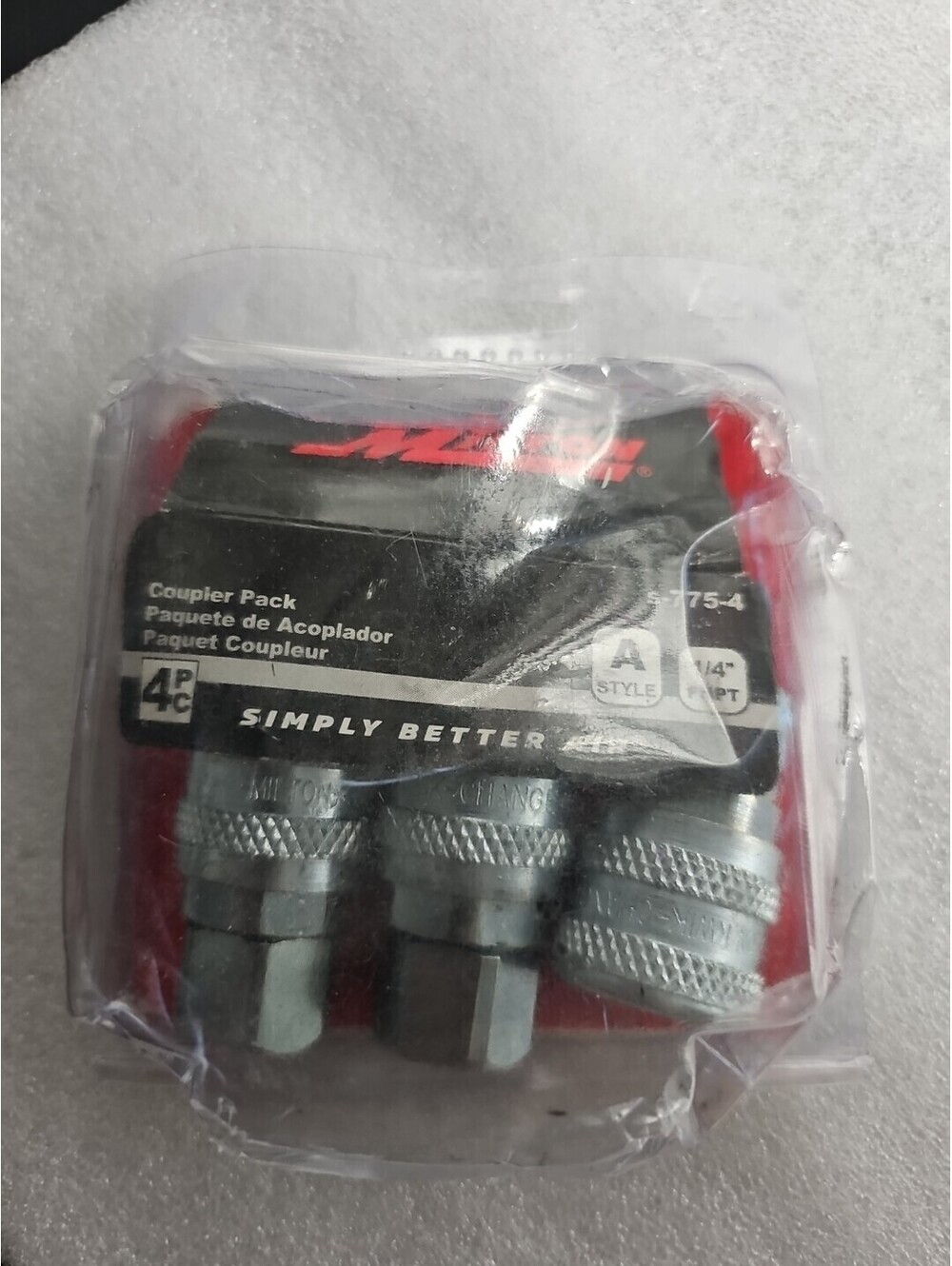 Milton S775-4 1/4" FNPT A Style Coupler - Pack of 4